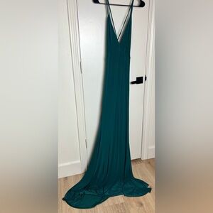 Club London Teal Maxi Dress Strappy Back 6 NWT Formal Gown,Holiday,New Years Eve